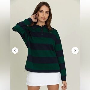 Gold Hinge NIGHTFALL STRIPED LONG SLEEVE